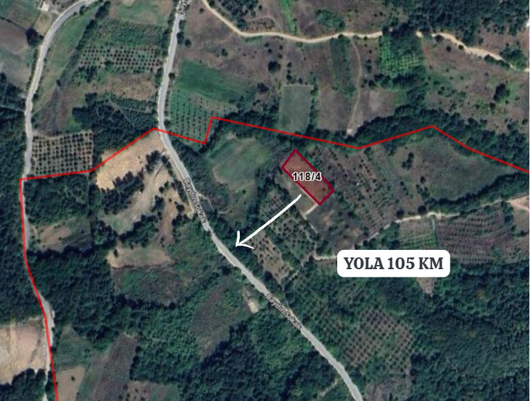 BURSA KESTEL SAYFİYE KÖYÜ'NDE TARLA'NIN 225 M²' Sİ  SATILIKTIR - BURSA KESTEL fotoğraf 5